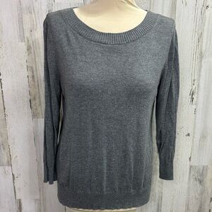 LOFT‎ Outlet Heather Gray Knit Sweater
